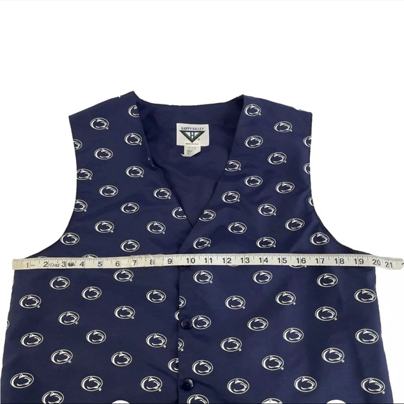 New Mens Penn State Nittany Lions Button Up Vest Sz S Happy Valley NWOT - Picture 6 of 7